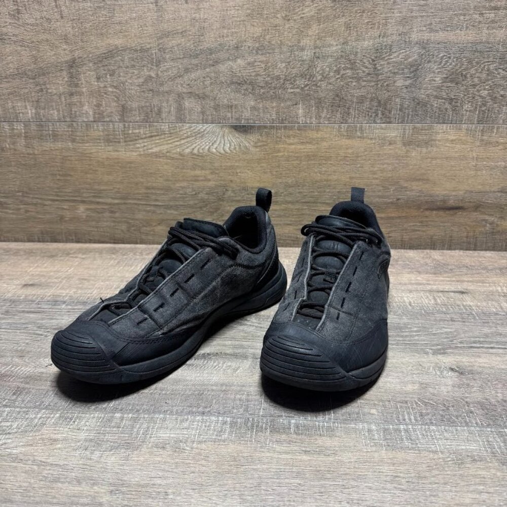 Keen Jasper 2 Black Waterproof Leather Climbing Approach Sneaker Men's Size 9.5